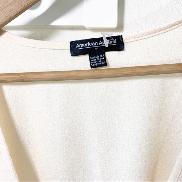 American Apparel Juliard Wrap Maxi Dress With Slit - Picture 4 of 8